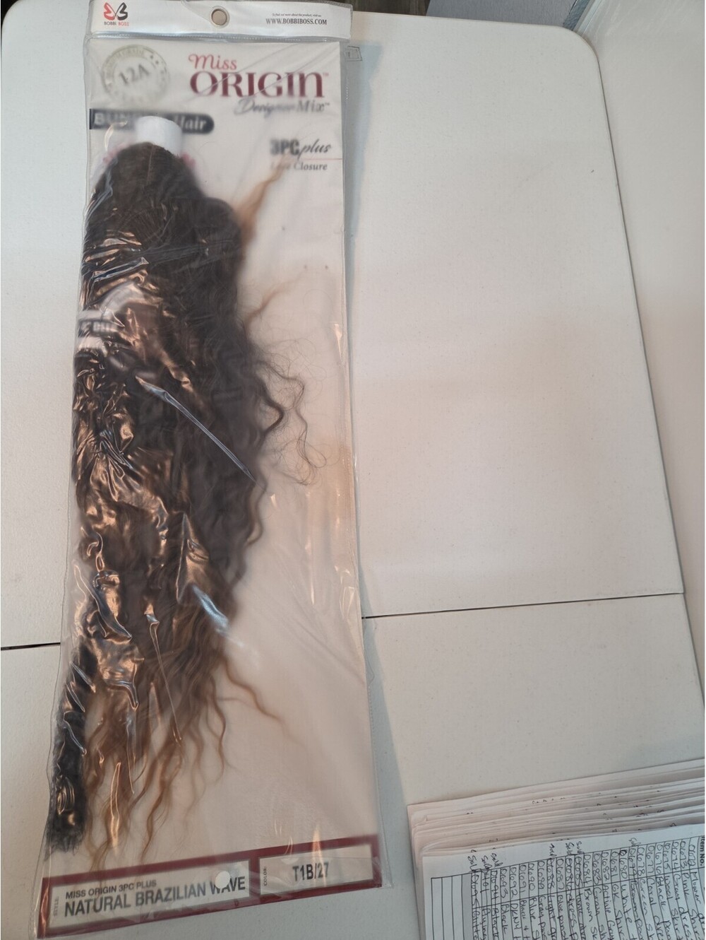 women's the Bobbi Boss Miss Origin Designer Mix (Premium Grade 12A) Bundle Hair.